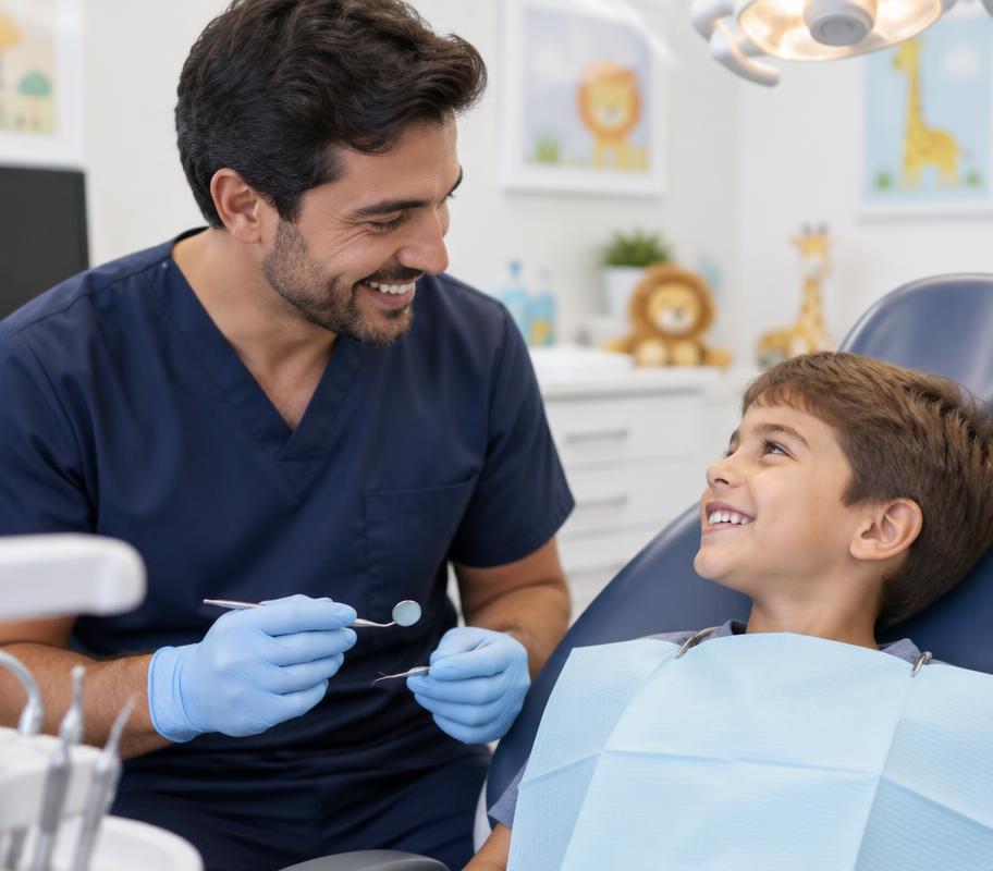 Atendimento odontopediátrico acolhedor